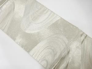 流水模様織り出し　袋帯